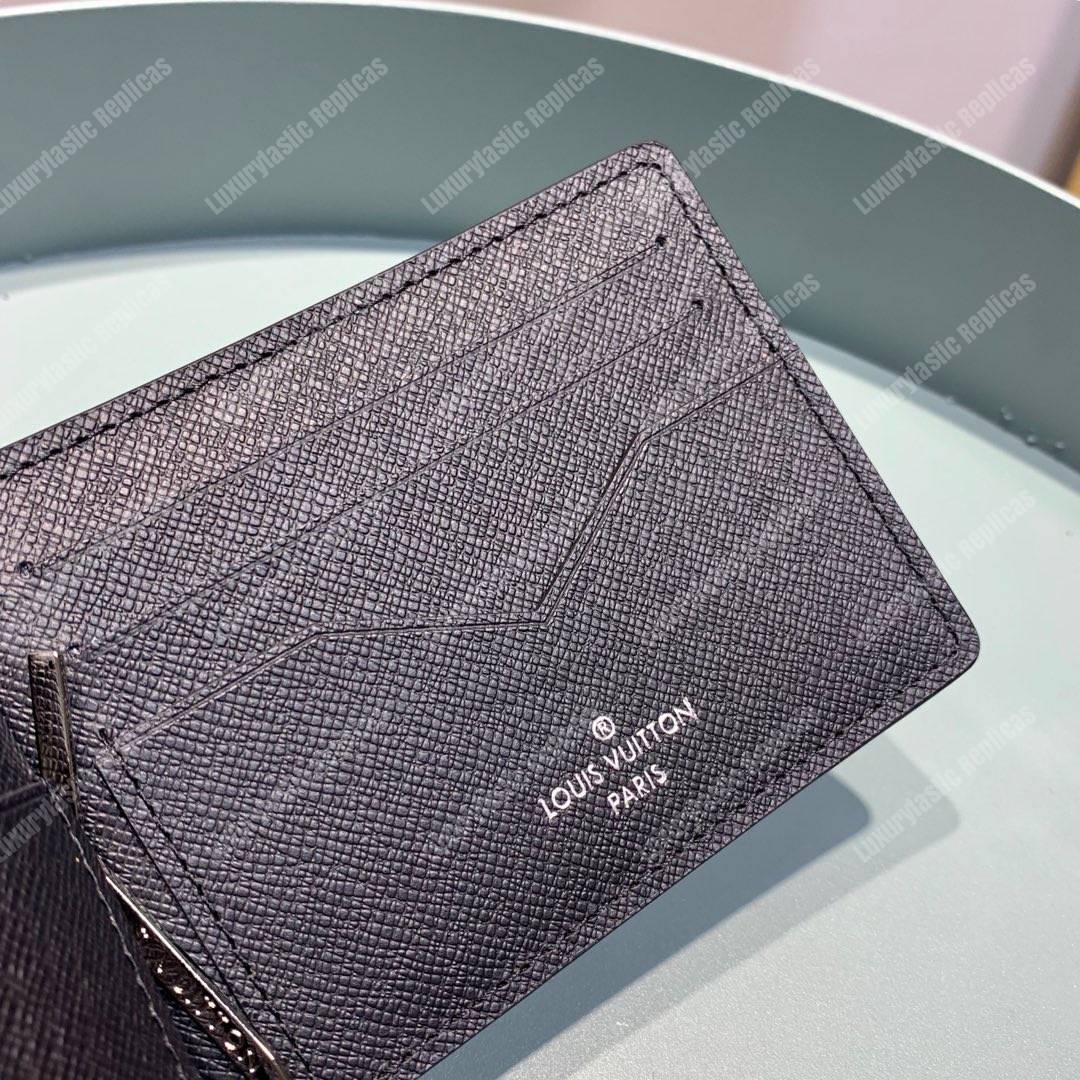 LV Pince Wallet Damier Graphite Canvas Gray