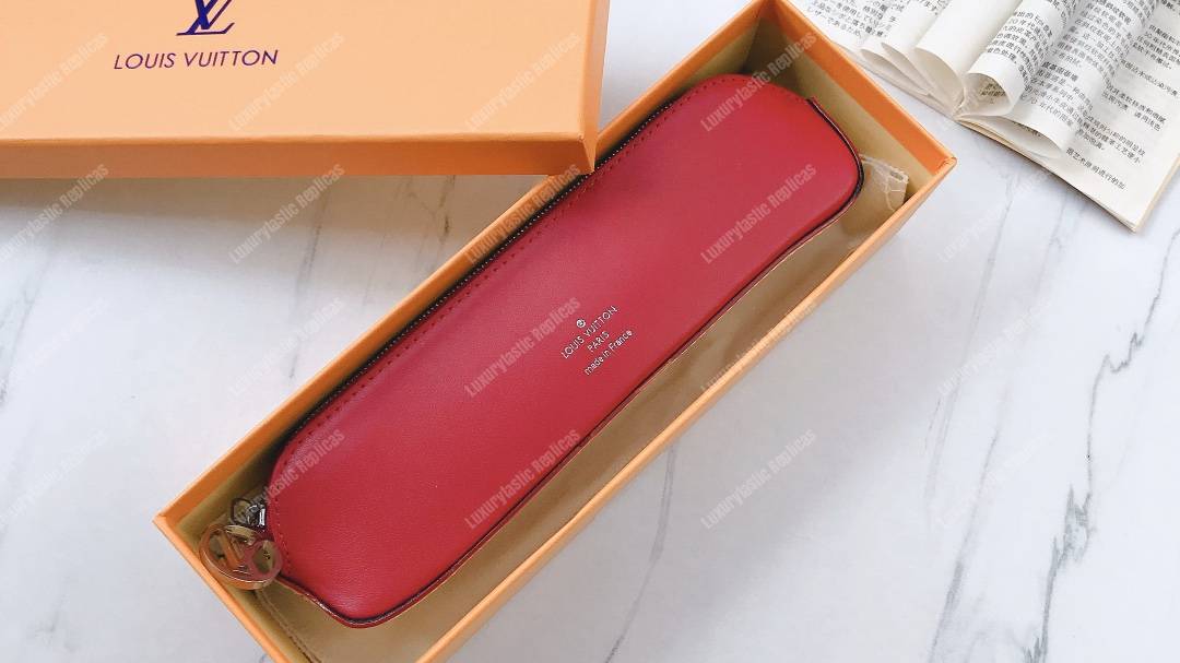 LV Pencile Pouch Elizabeth Red
