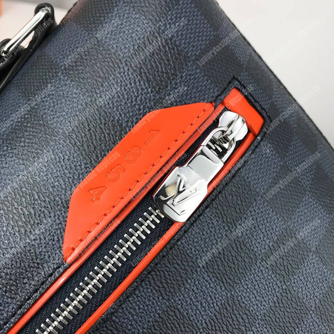 LV Damier Cobalt Canvas Race Discovery Messenger PM