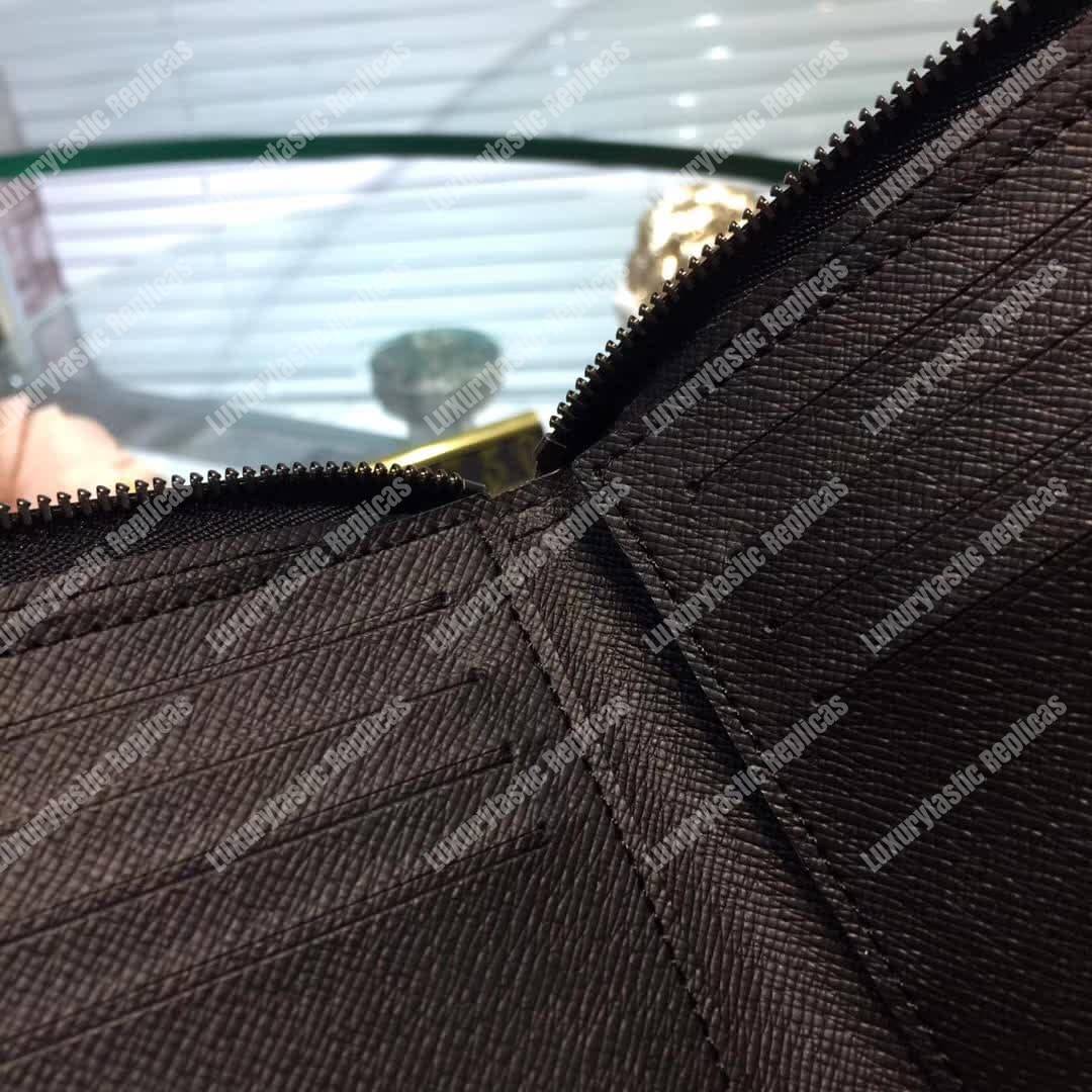 LV Zippy Compact Wallet Damier Graphite Canvas