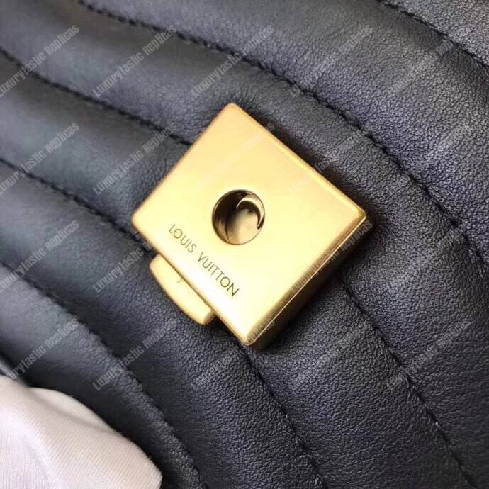 LV New Wave Chain Bag MM Noir
