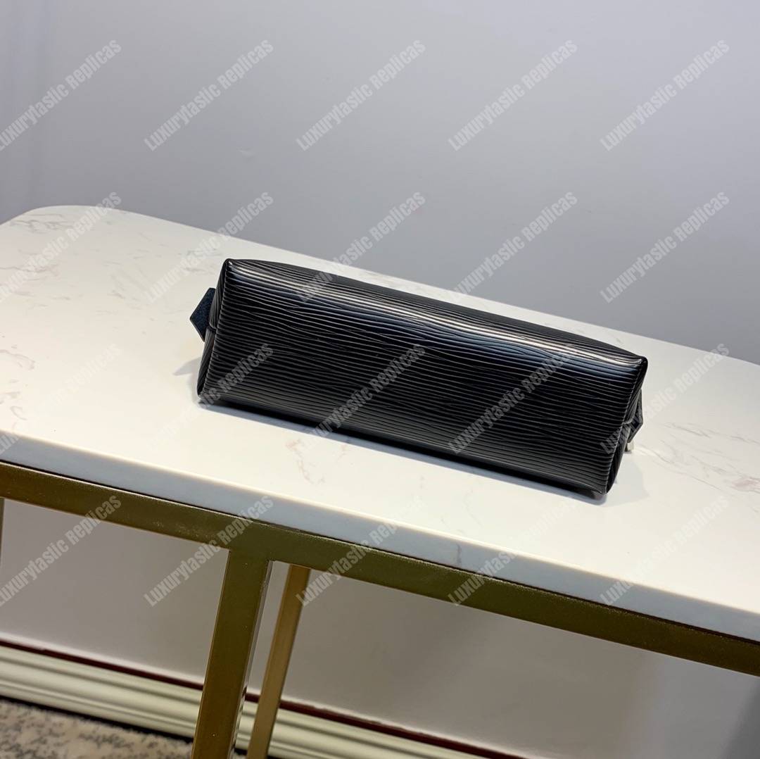 LV Cosmetic Pouch PM Epi Leather Noir