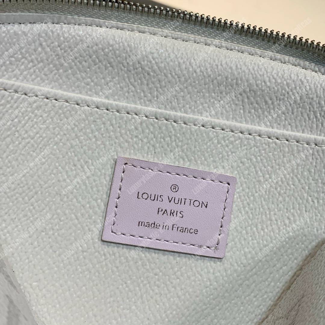 LV Cosmetic Pouch PM Monogram White