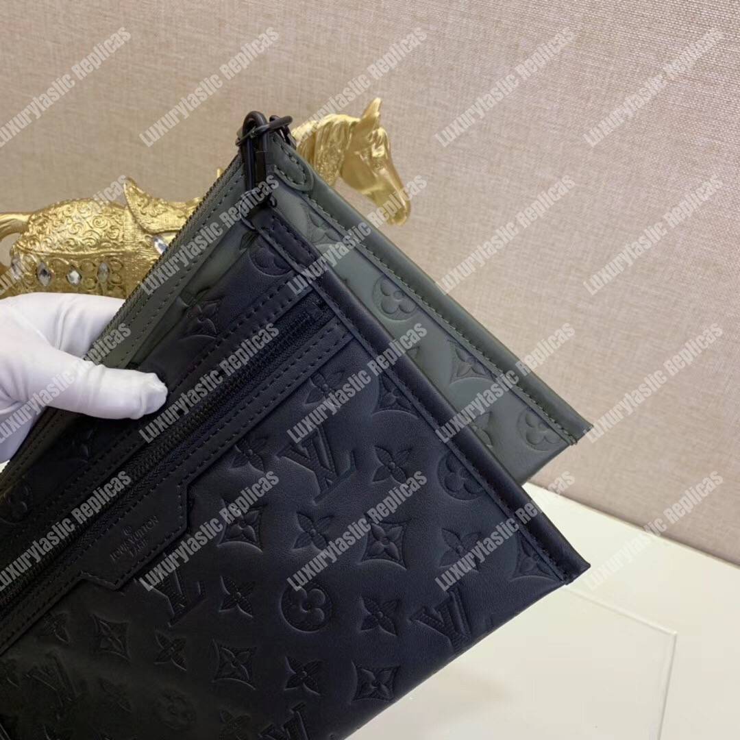 LV Double Flat Messenger Monogram Shadow