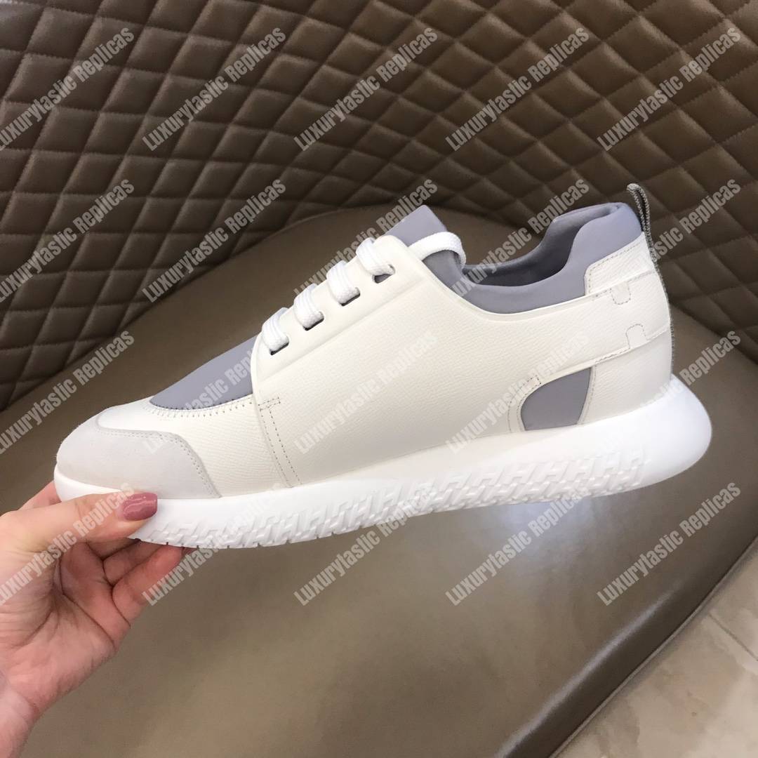 H**mes trail sneaker multicolore white