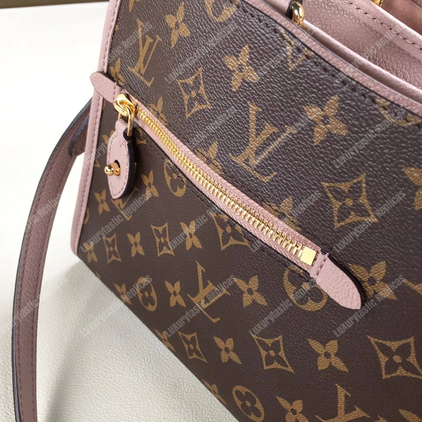 LV Popincourt PM Monogram Taupe Glace
