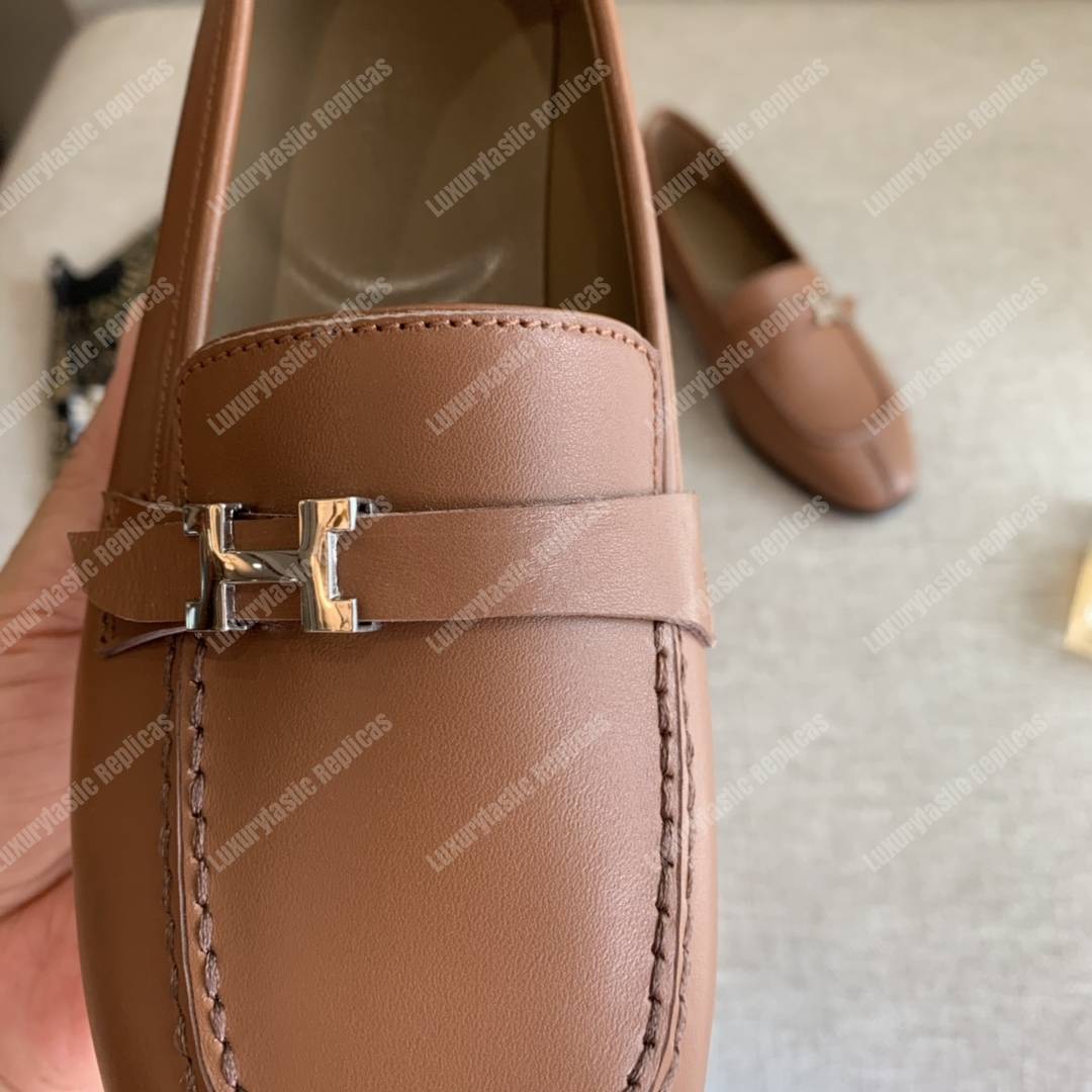 H**mes h buckle loafer baige