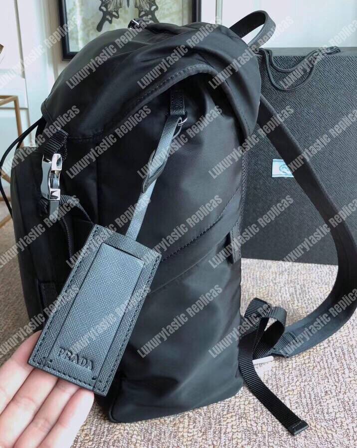 Pra*a technical fabric backpack black