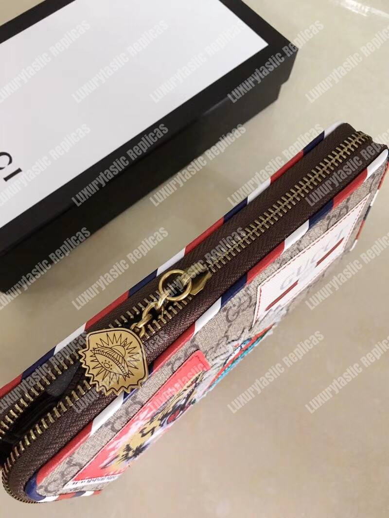 G*u*i courier gg sup*e zip around wallet