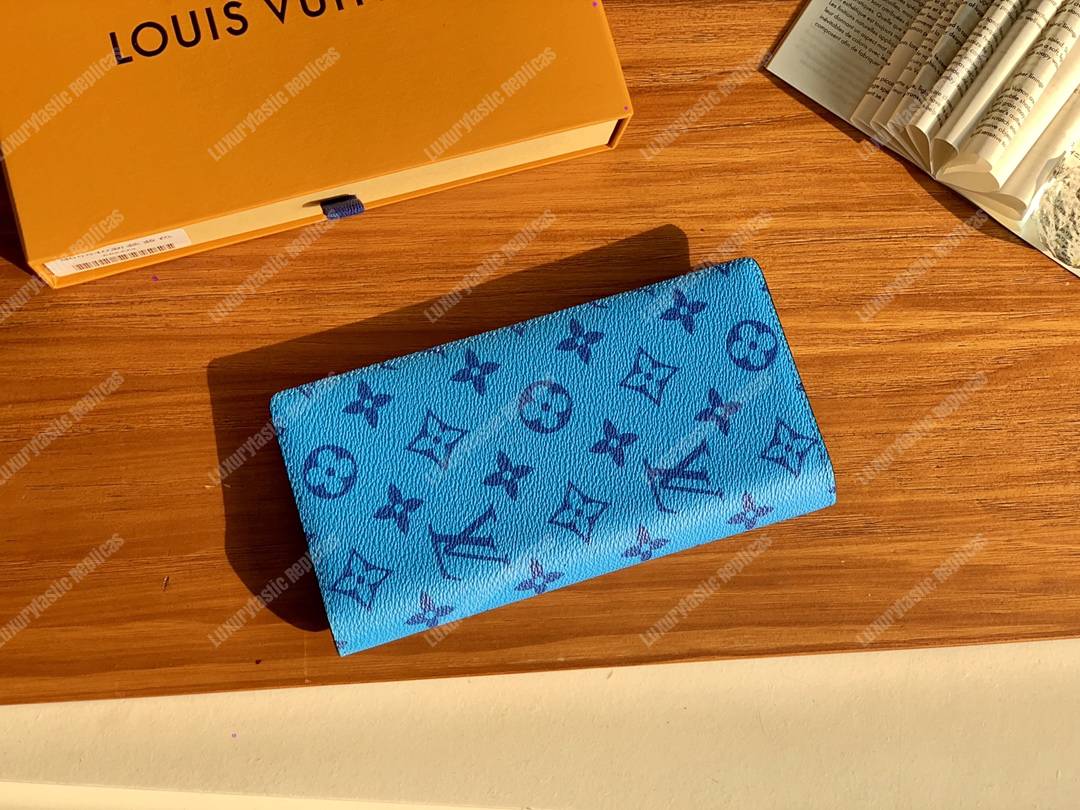 LV Brazza Wallet Blue
