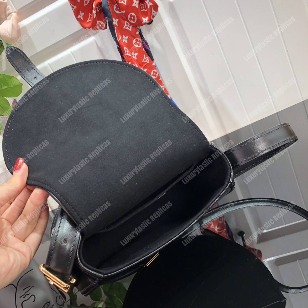 LV Tambourin Calf Leather Noir