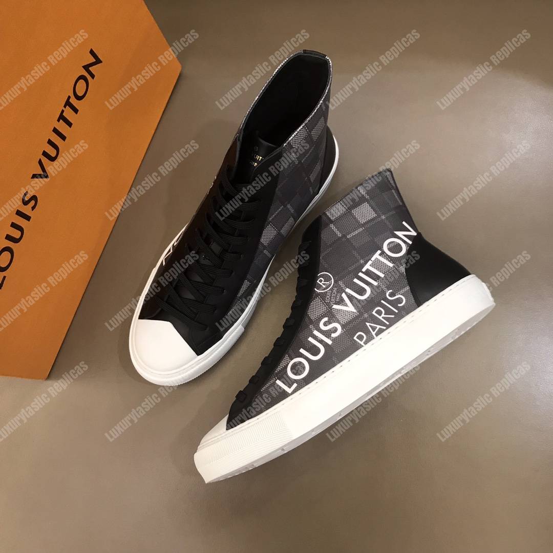 LV Tattoo Sneaker Boot Black