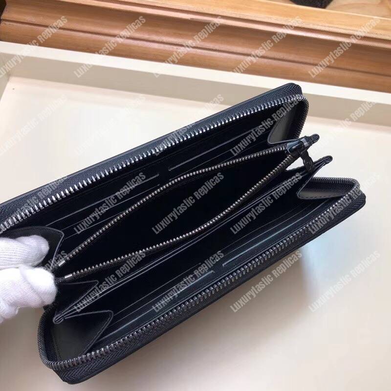 LV Zippy Wallet Dark Infinity Leather