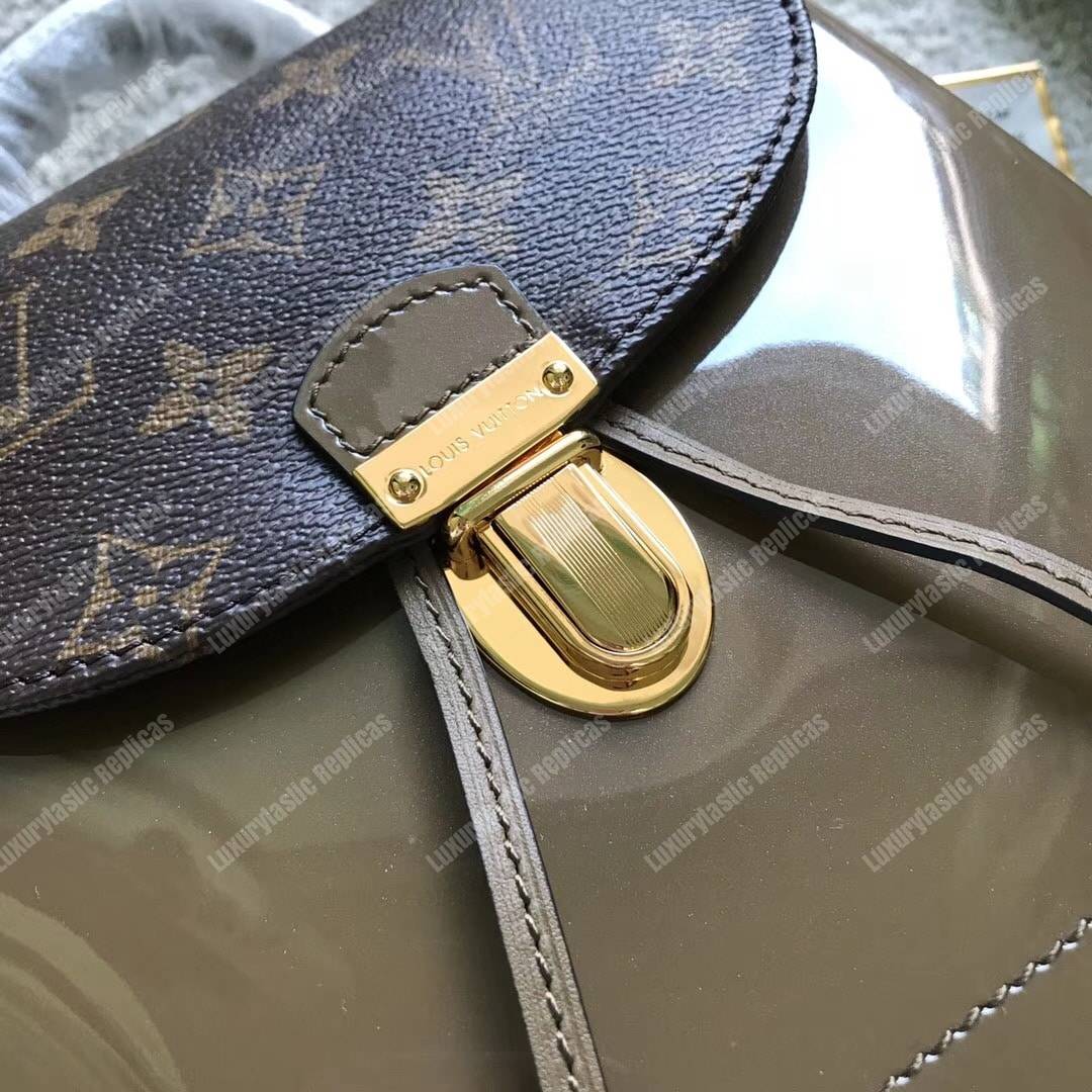 LV Hot Springs Backpack Patent Leather