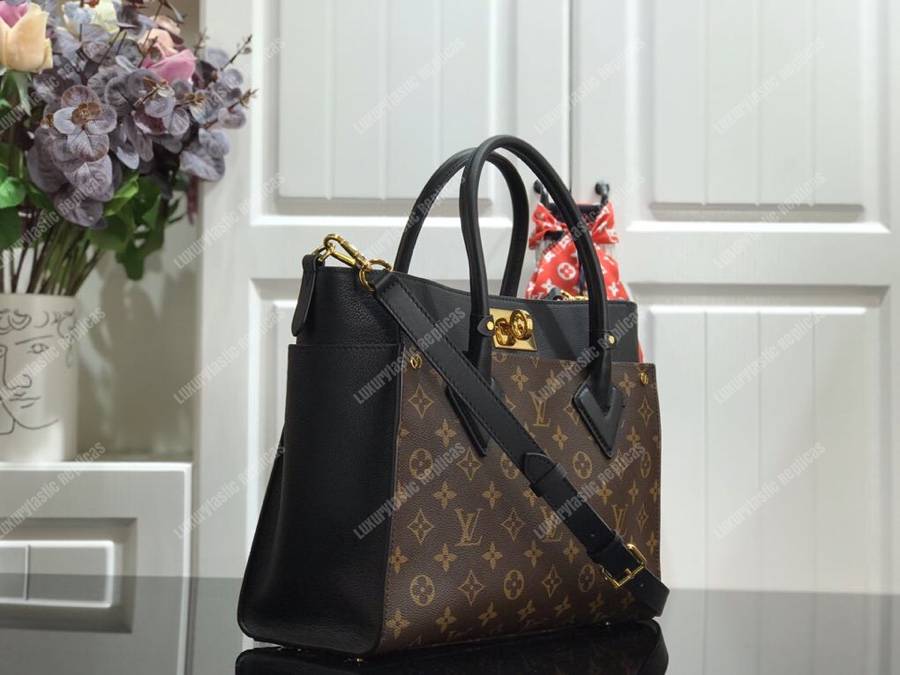 LV On My Side Calf Monogram Canvas Noir
