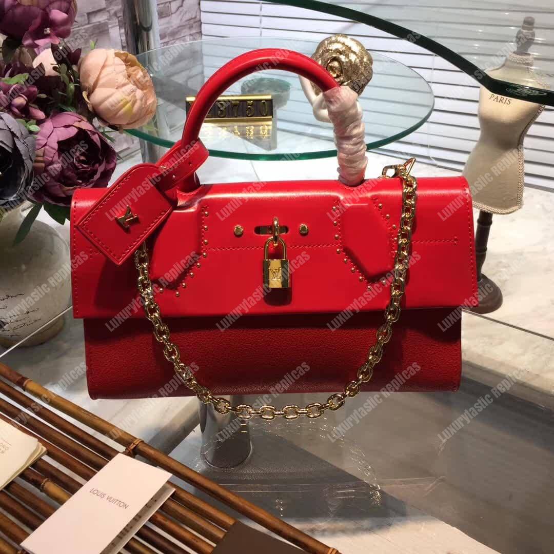 LV Pochette City Steamer Taurillon Leather