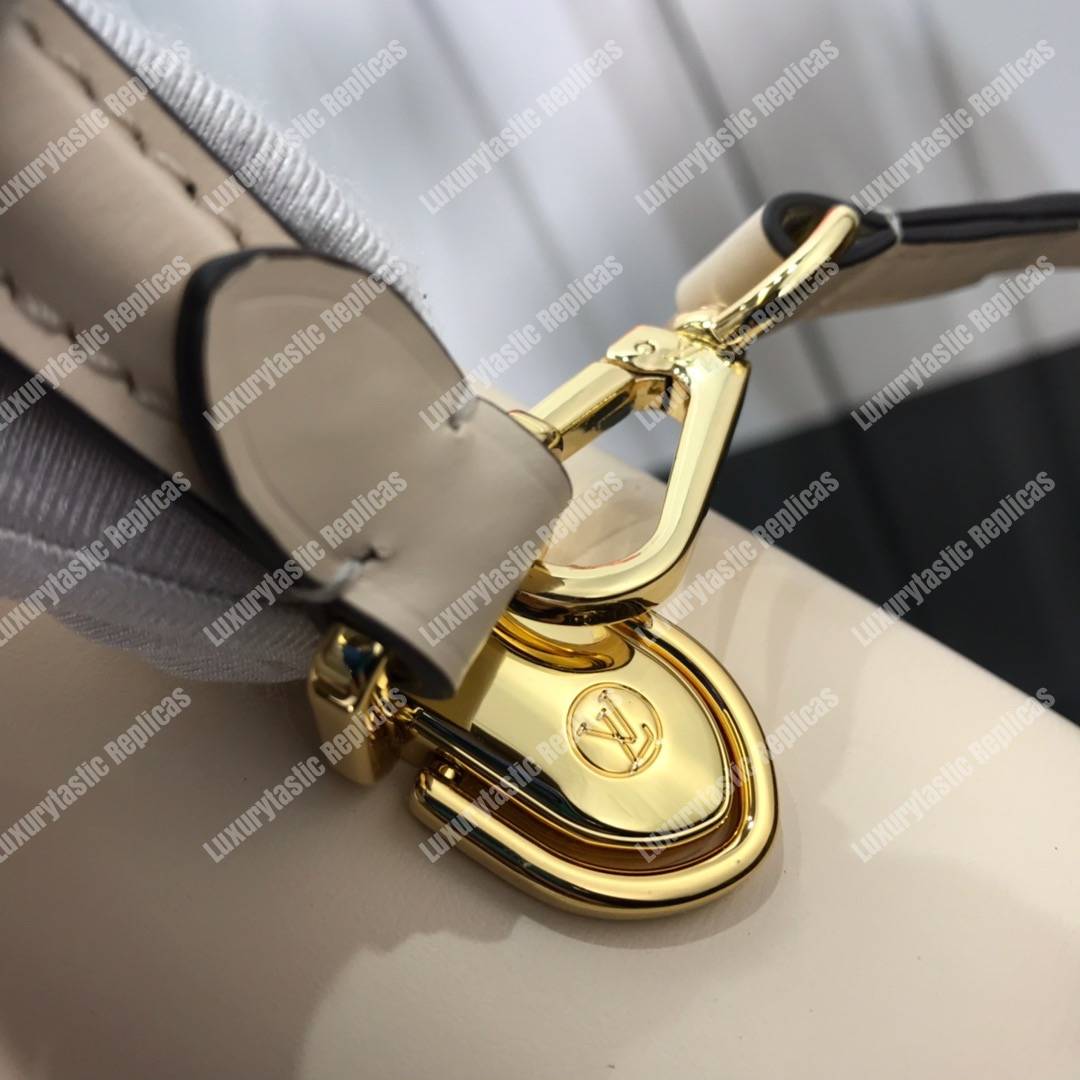 LV Rose Des Vents PM Creme Gold Padlock Handbag