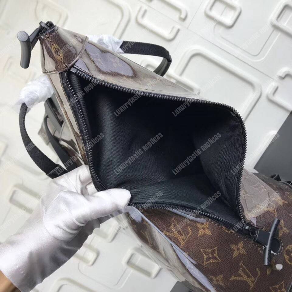 LV Zipped Tote Monogram Glaze