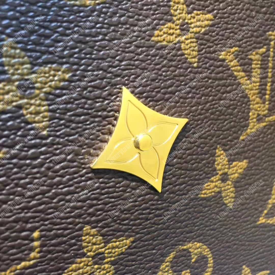 LV Florine Tote Bag Monogram Canvas Noir
