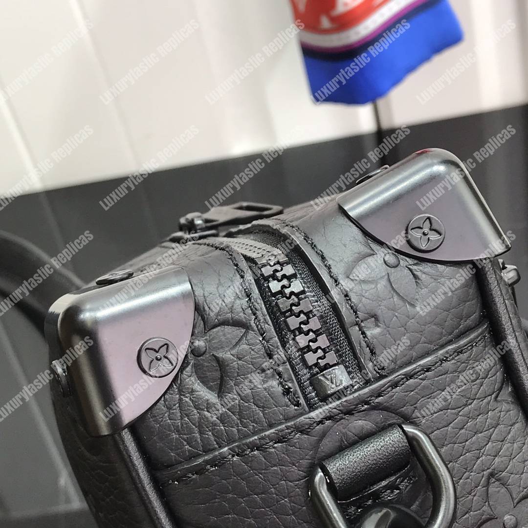 LV Mini Soft Trunk Taurillon Leather Black