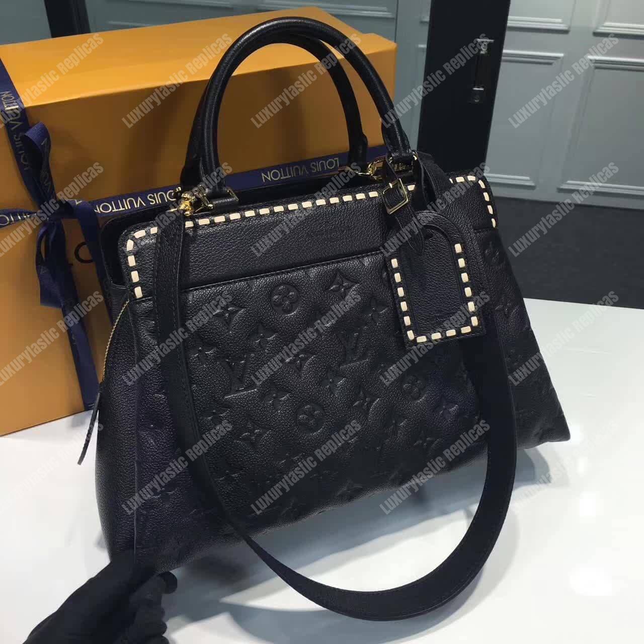 LV Vosges MM Bag Monogram Empreinte Leather Noir