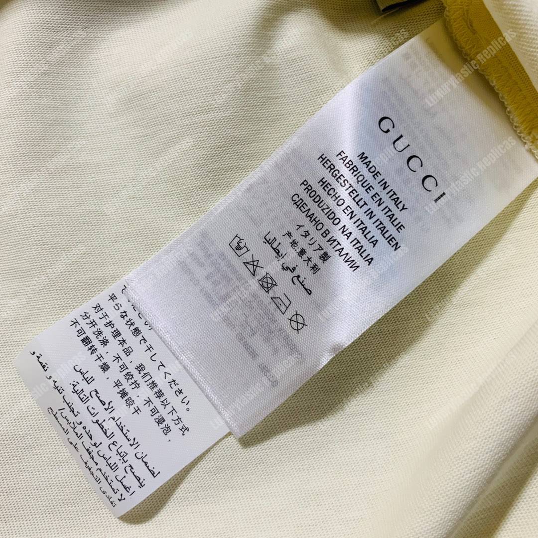 G*u*i cotton t-shirt vintage G*u*i logo white
