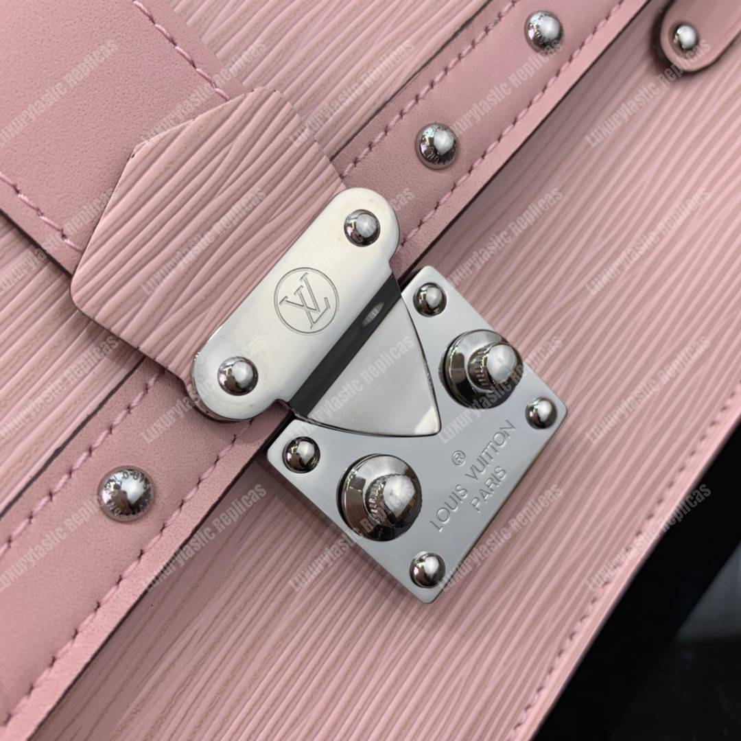 LV Trunk Chain Wallet Rose Ballerine