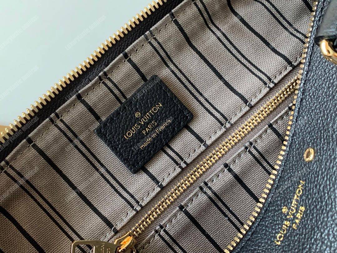 LV Speedy Bandouliere 25 Monogram Empreinte Leather Noir