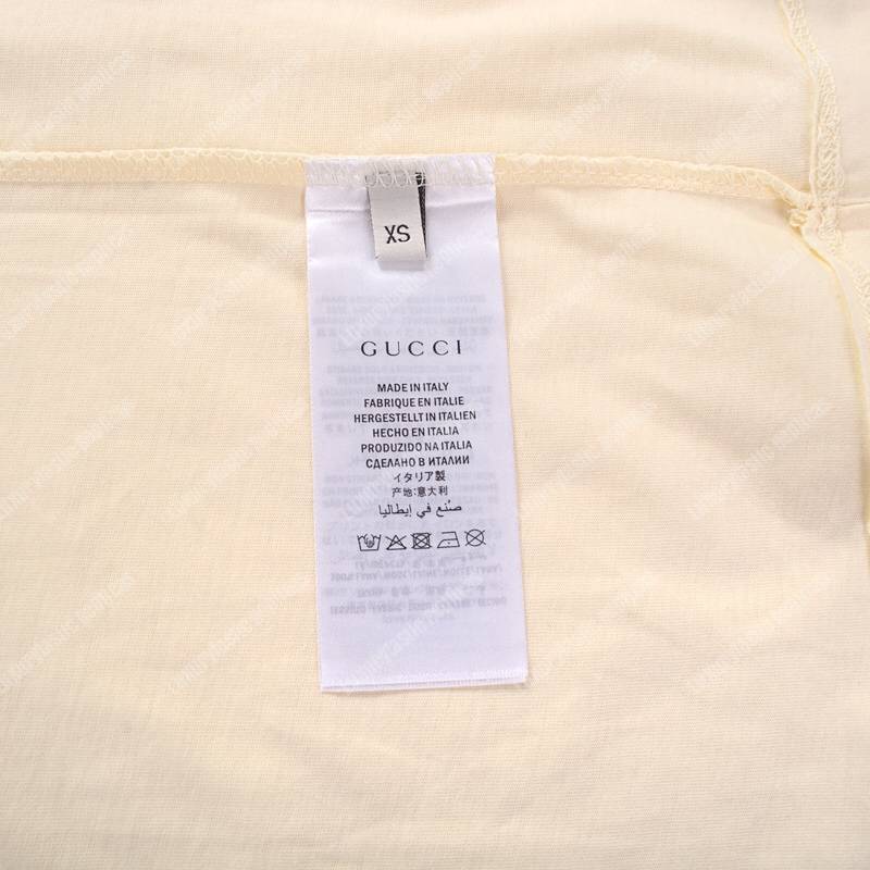 G*u*i mickey mouse print t-shirt beige