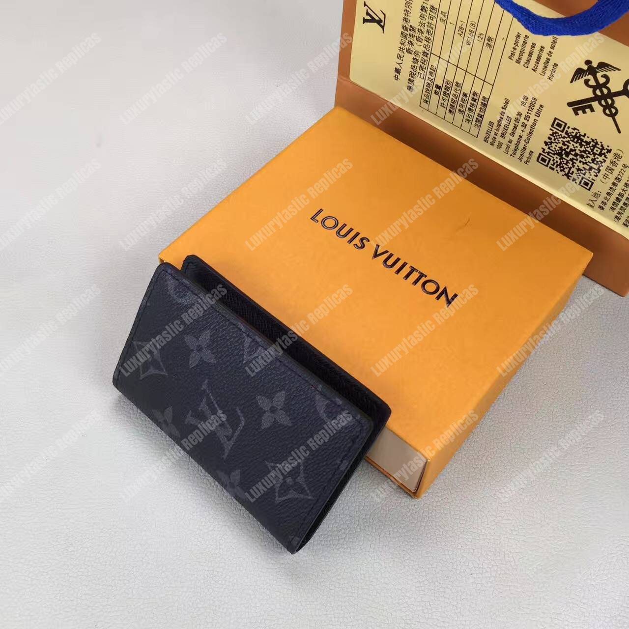 LV Pocket Organizer Monogram Eclipse Canvas