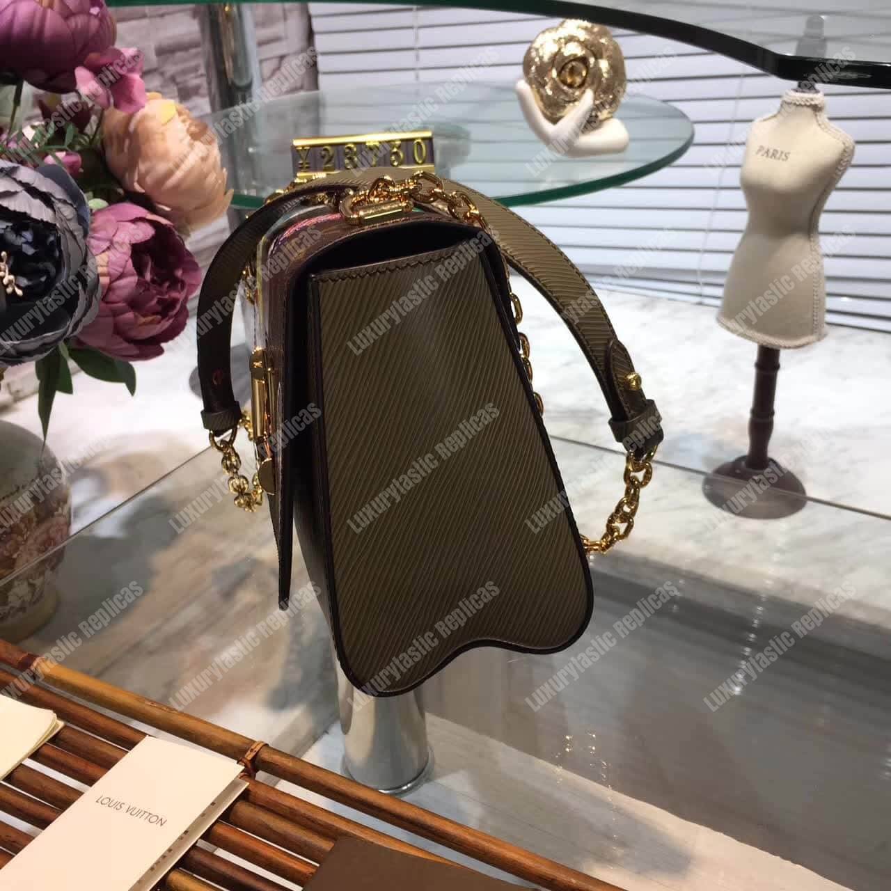 LV Epi Kabuki Stickers Twist MM Bag Monogram Canvas