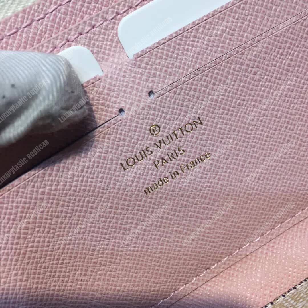 LV Clemence Wallet Damier Azur Canvas