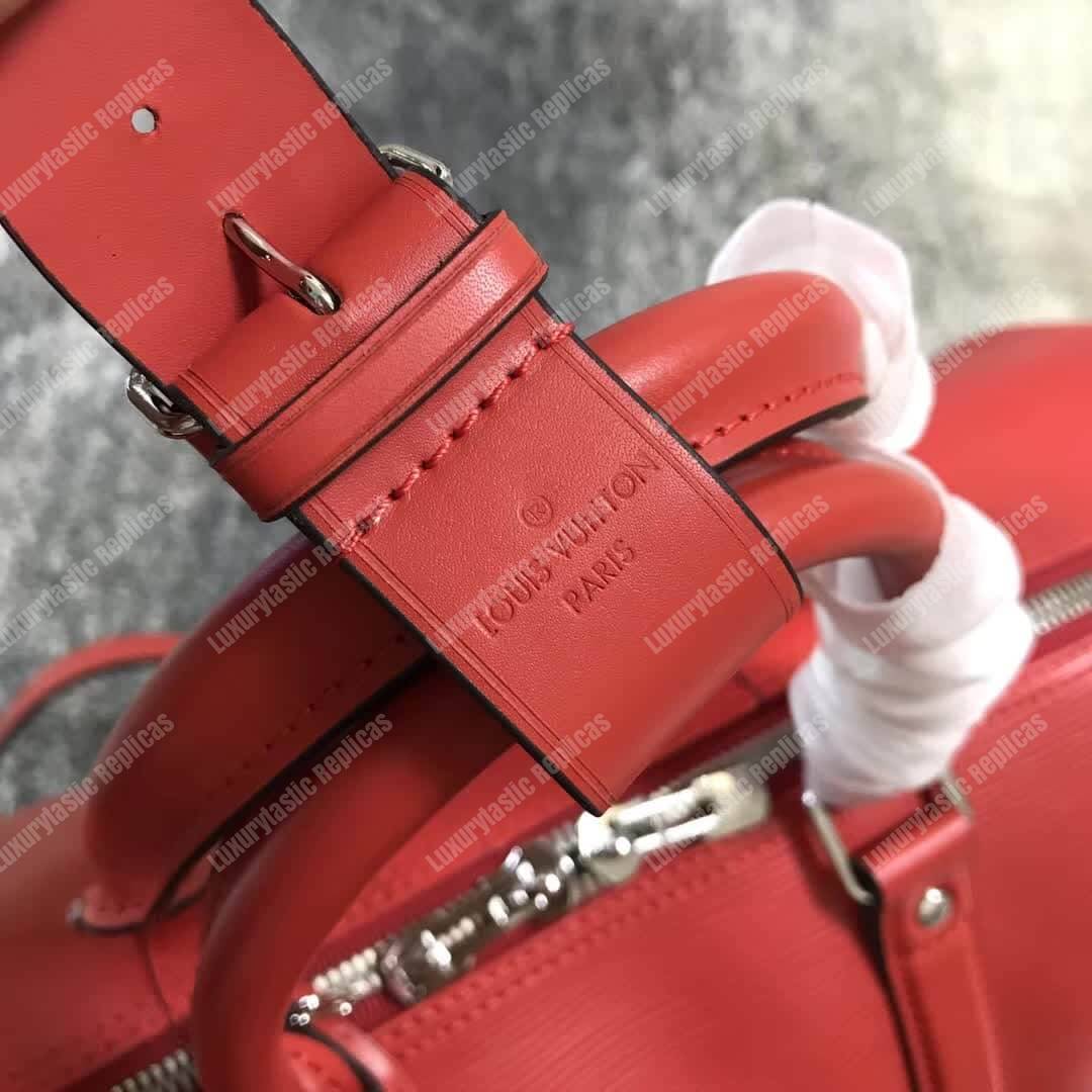 LV Keepall Bandouliere 45 Epi Leather Red