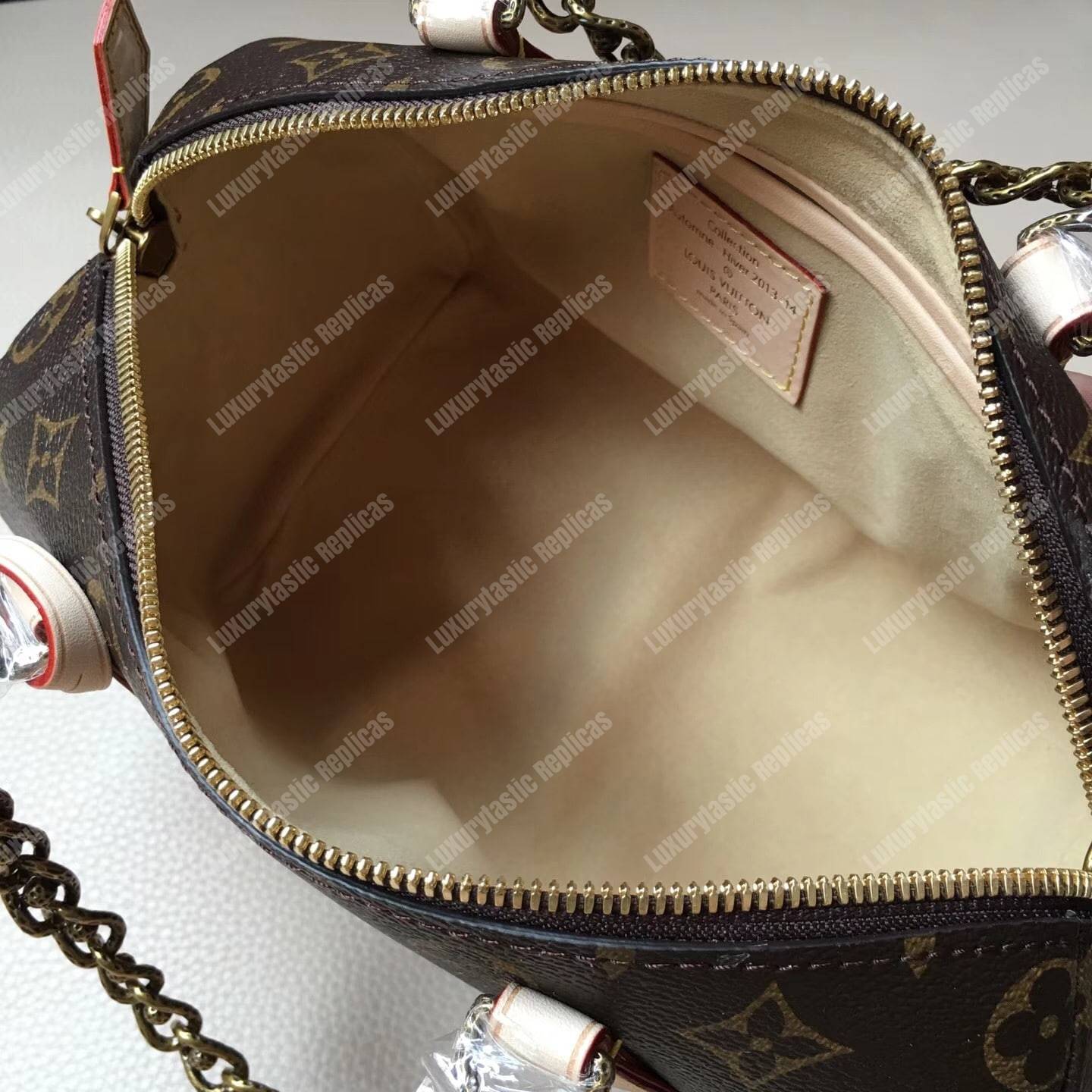 LV Speedy 25 Chain Tote Bag Monogram Canvas