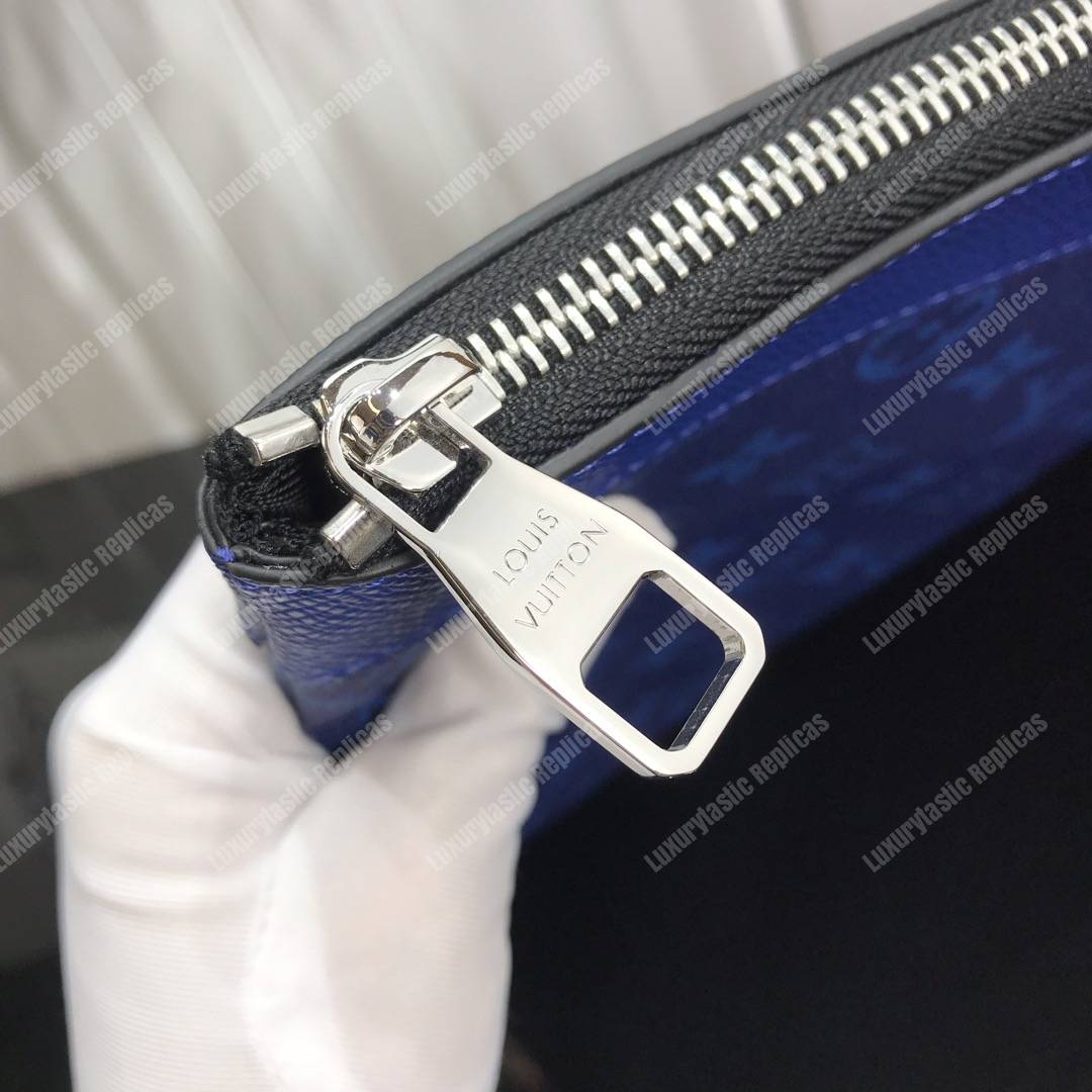 LV Discovery Pochette Monogram Blue