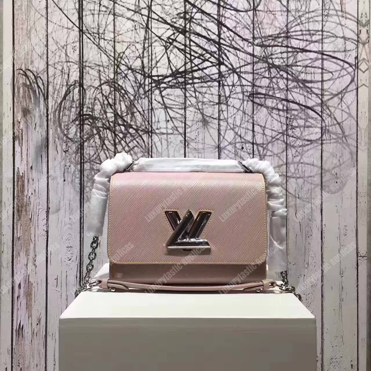 LV Twist MM Epi Leather Rose