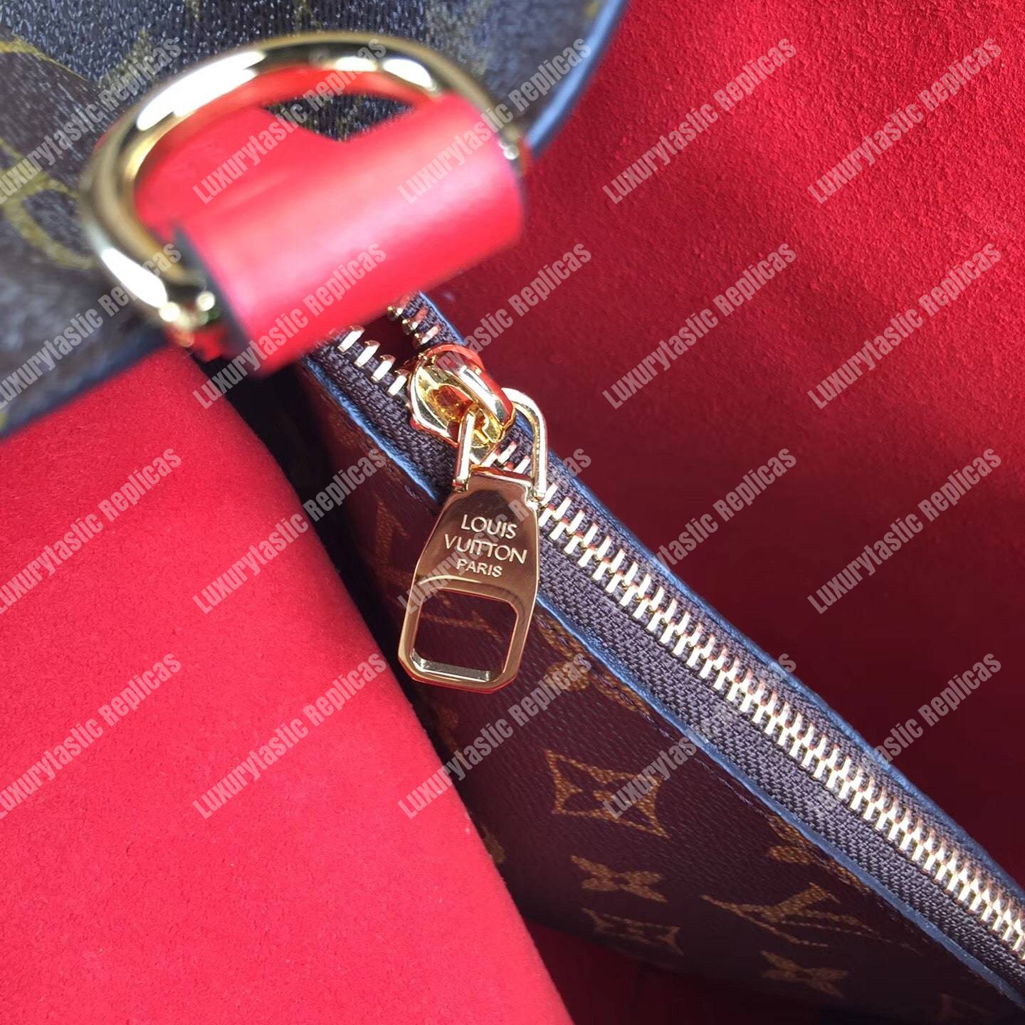 LV NéoNoé Monogram Special Edition Red
