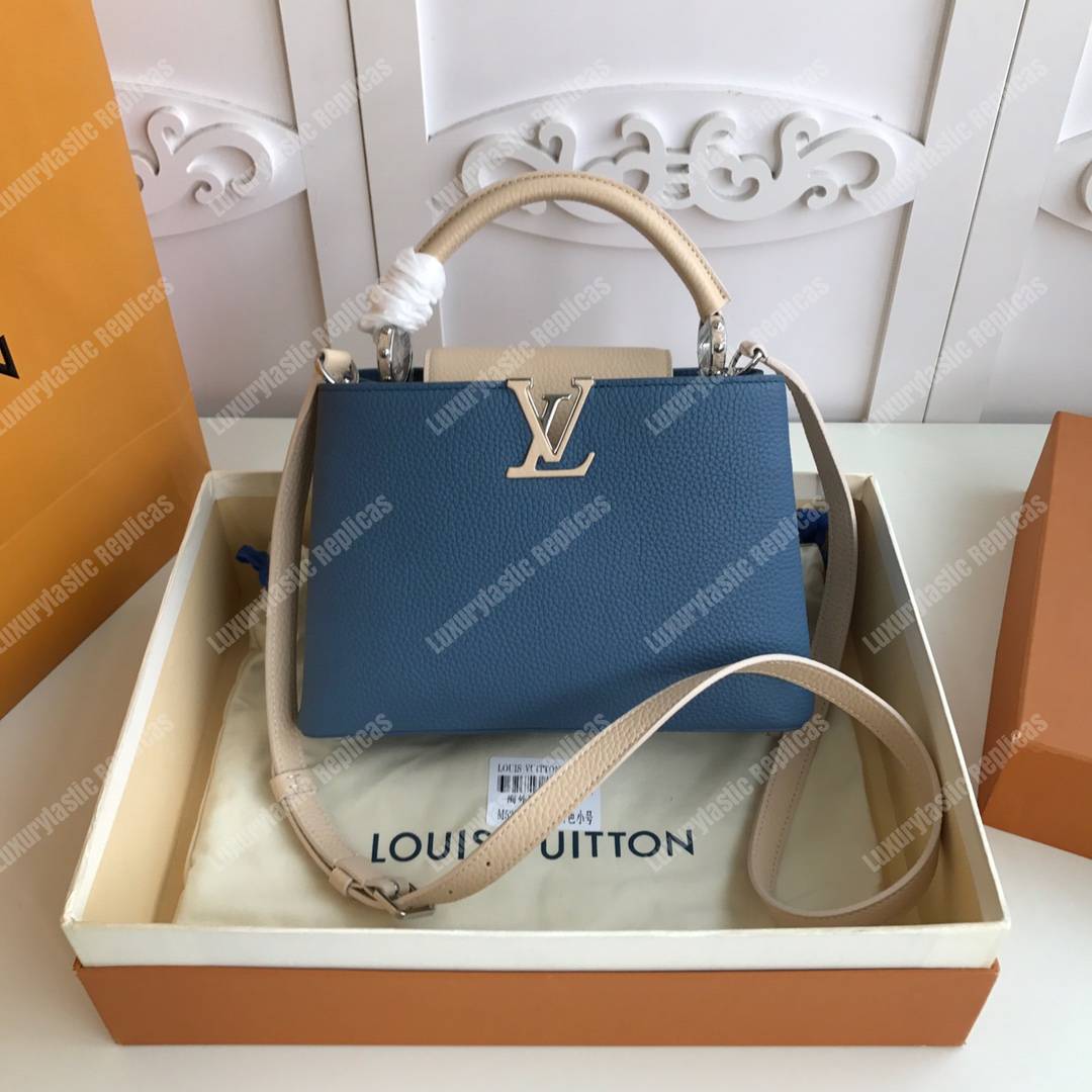 LV Capucines BB Bleu Naval