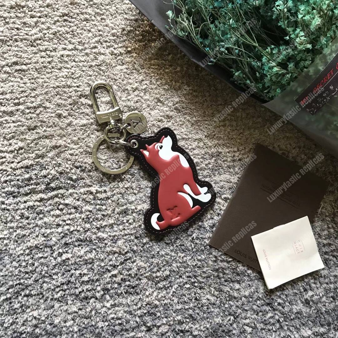 LV Dog Bag Charm And Key Holder