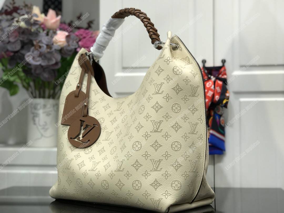 LV Carmel Mahina Monogram Creme