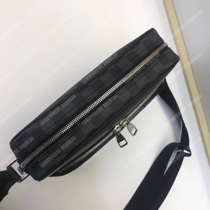 LV Dayton Reporter PM Damier Graphite