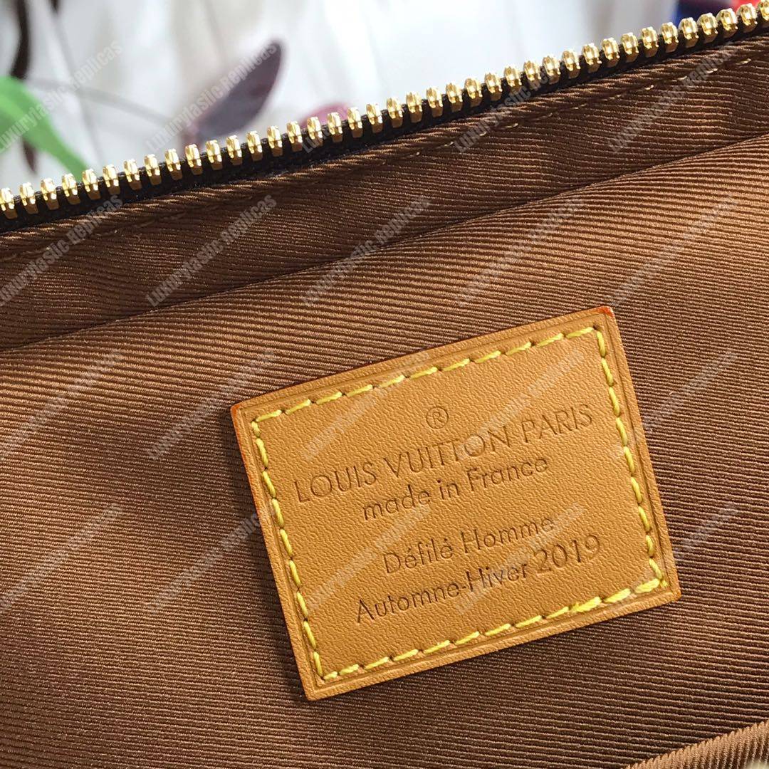 LV Soft Trunk Messenger MM Monogram Canvas