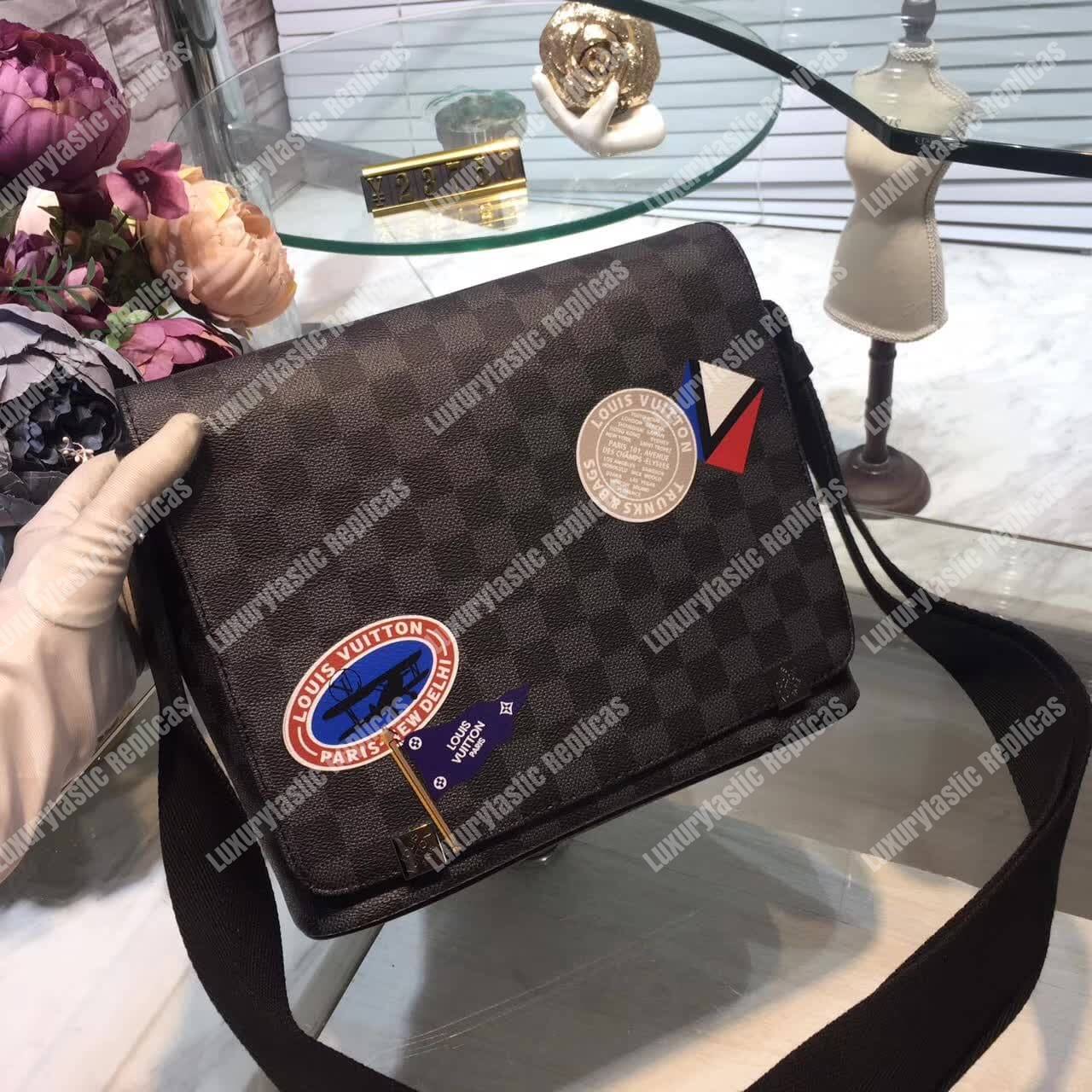 LV District PM Bag Damier Cobalt Canvas Spring Summer 2017