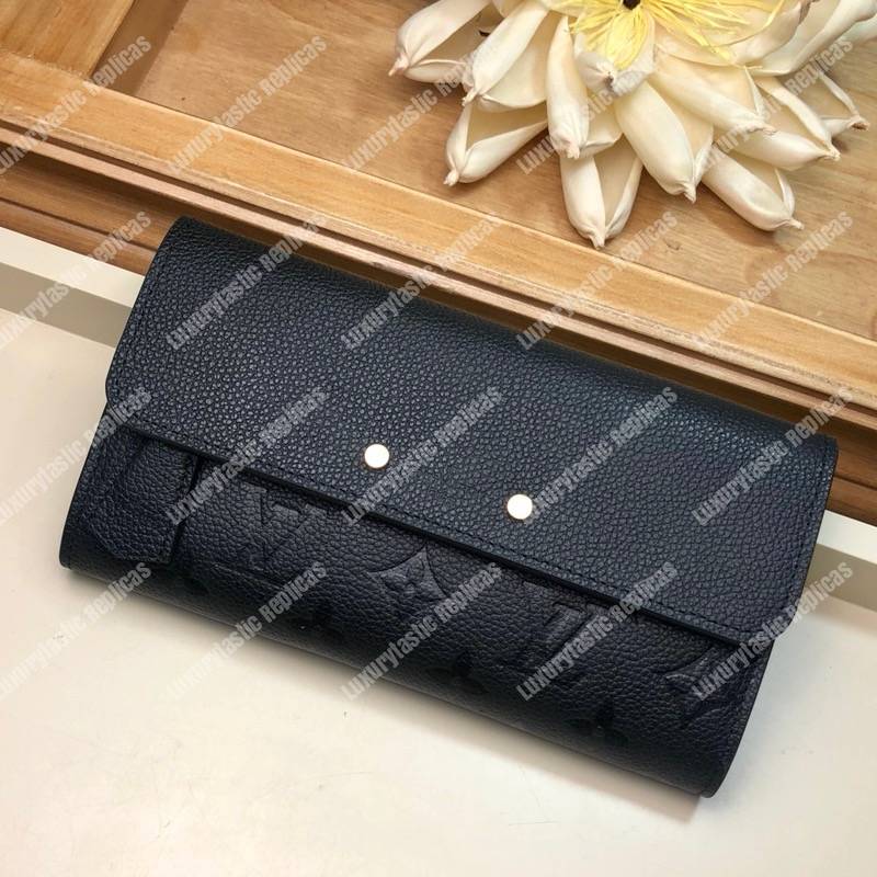 LV Pont-Neuf Wallet Monogram Empreinte leather Noir
