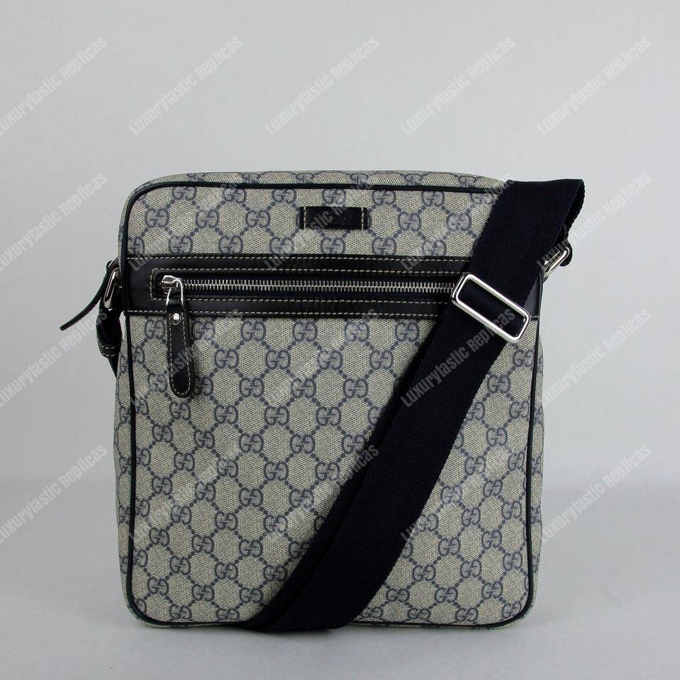 G*u*i gg sup*e canvas messenger bag black