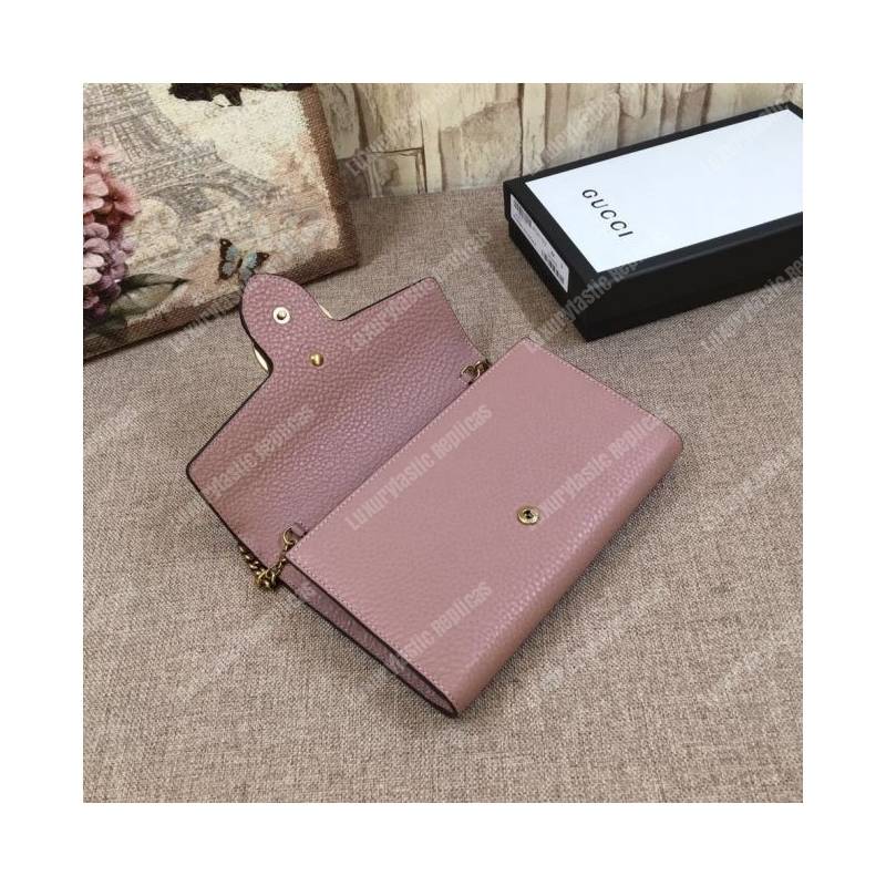 G*u*i gg marmont leather mini chain bag magnolia