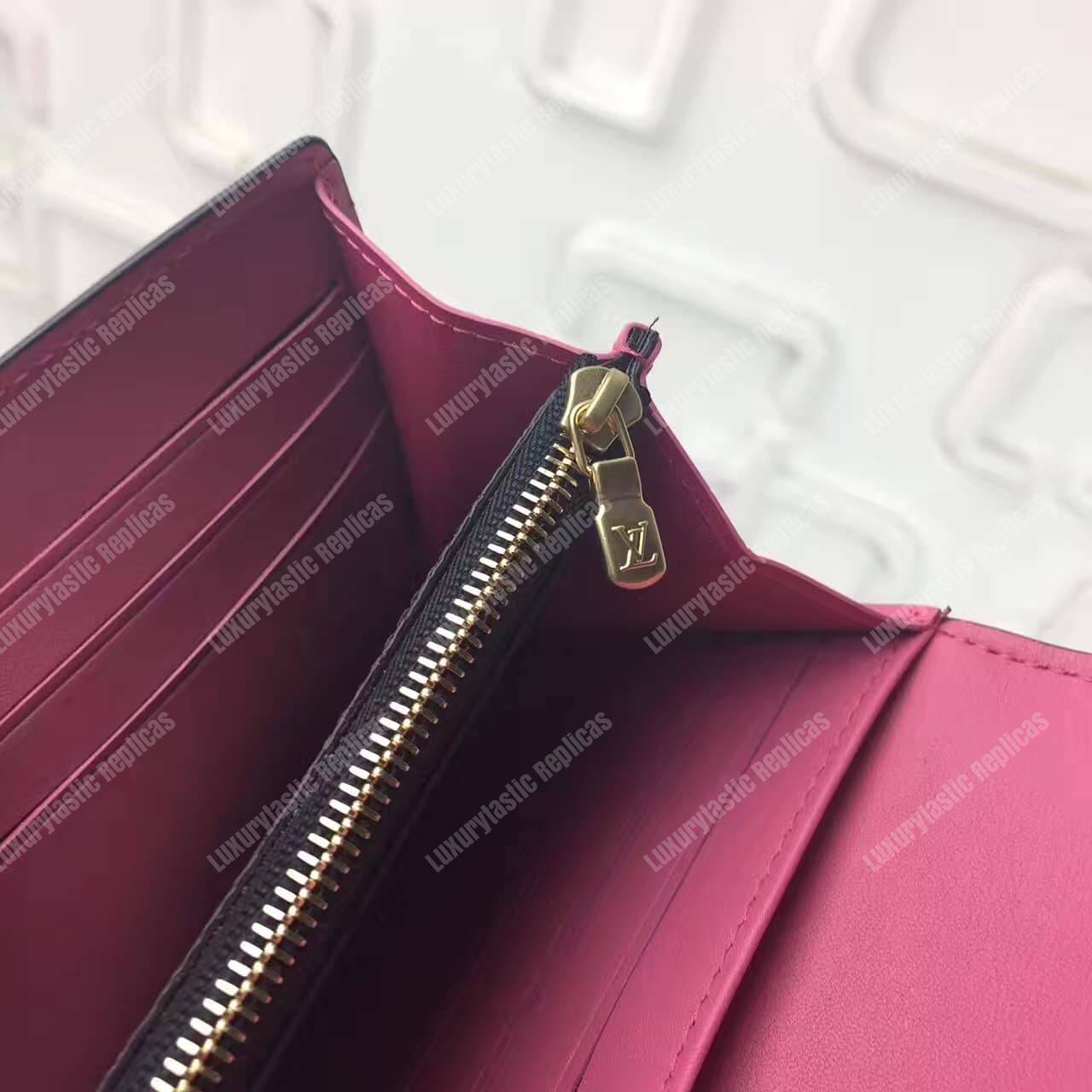 LV Sarah Tuileres Wallet Monogram Khaki
