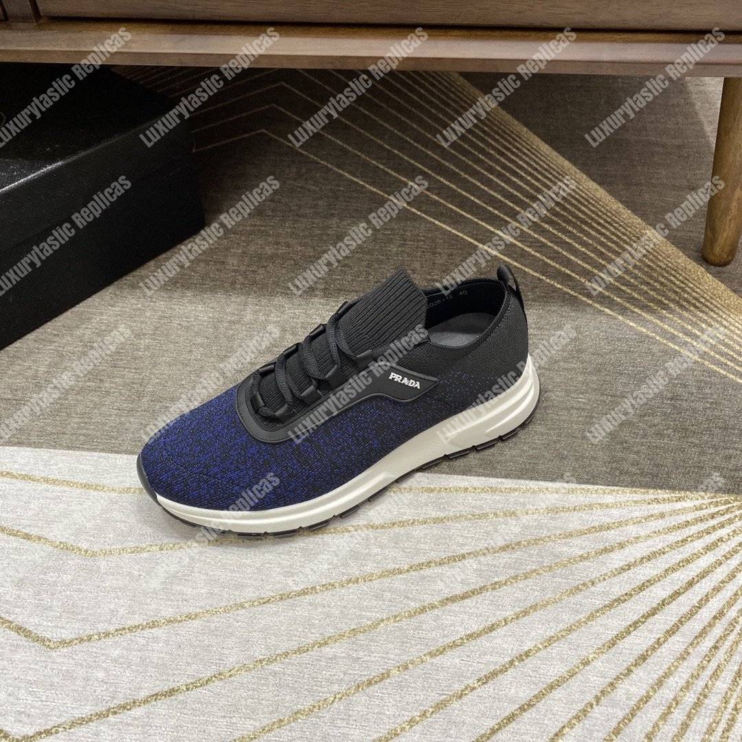 Pra*a prax 01 knit fabric sneakers blue