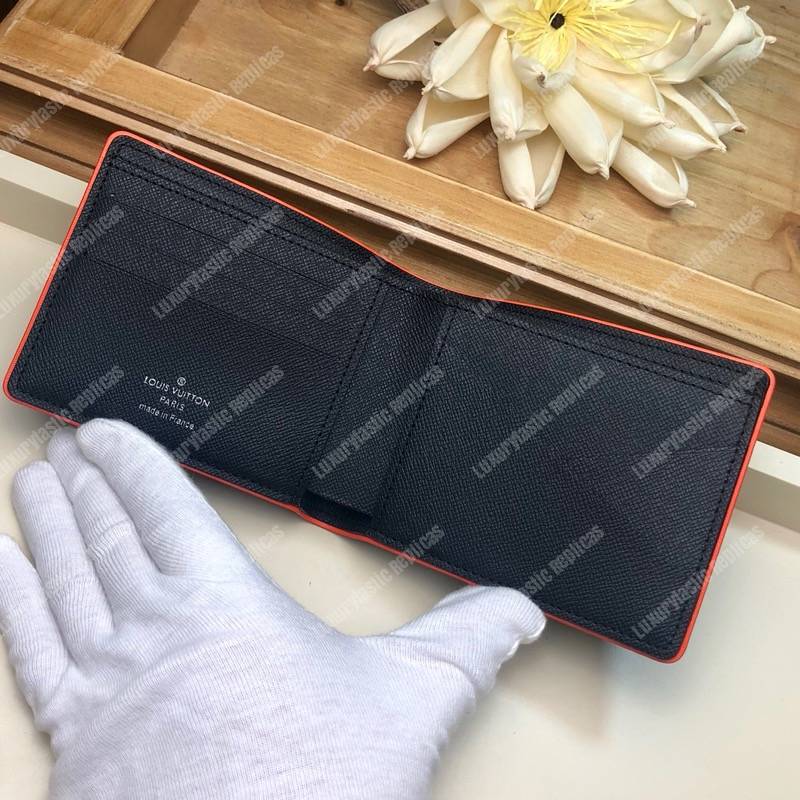 LV Multiple Wallet Damier Cobalt Race