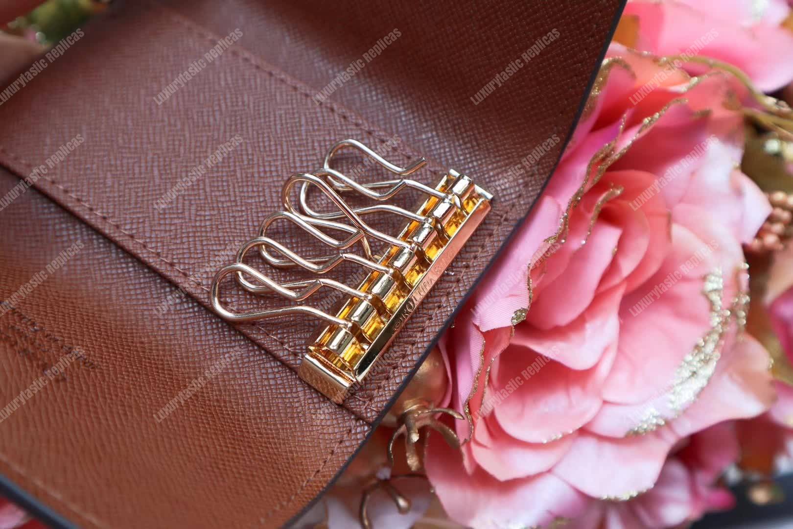 LV 6 Key Holder Monogram Canvas Armagnac